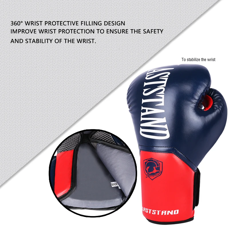 12oz boxing gloves – breathable thick padded training gloves for boxing, muay thai & sanda