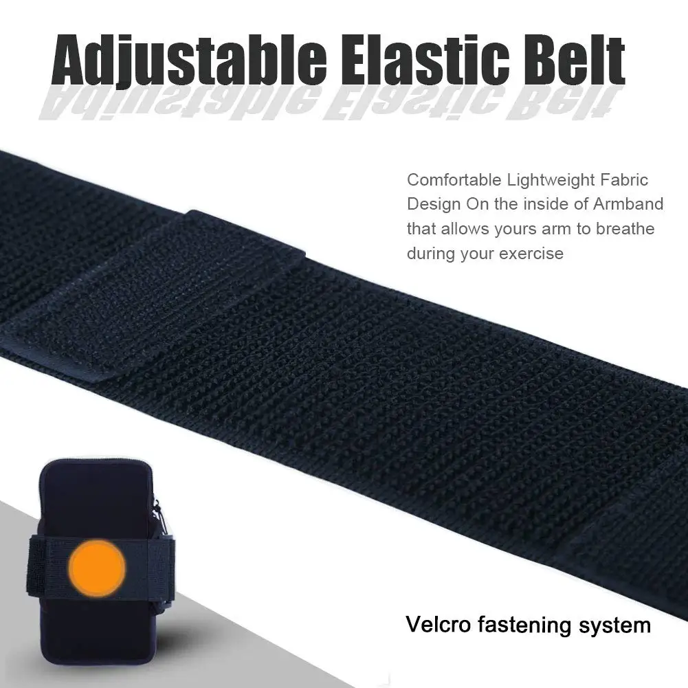 universal sports armband phone holder – running arm band for smartphones up to 6.8"