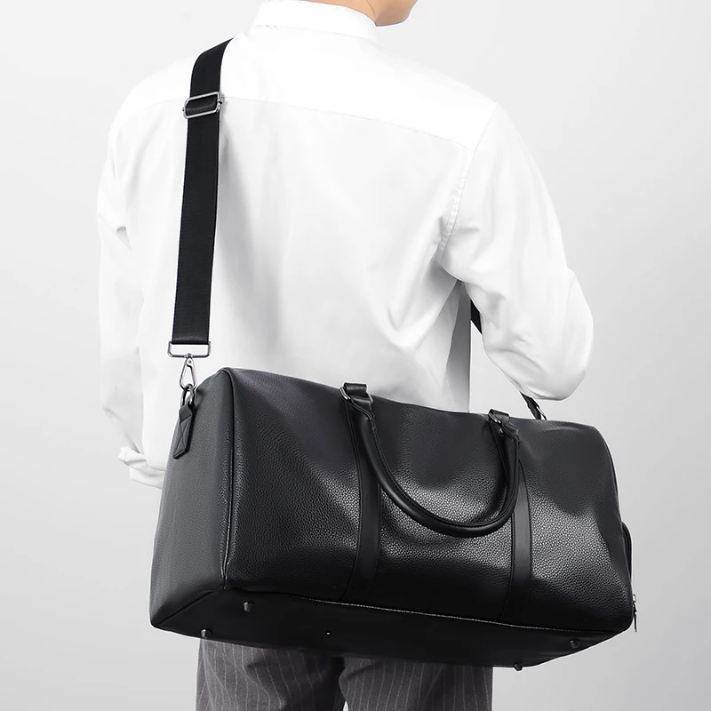 large capacity gym travel duffle bag – unisex weekender bag with shoe compartment