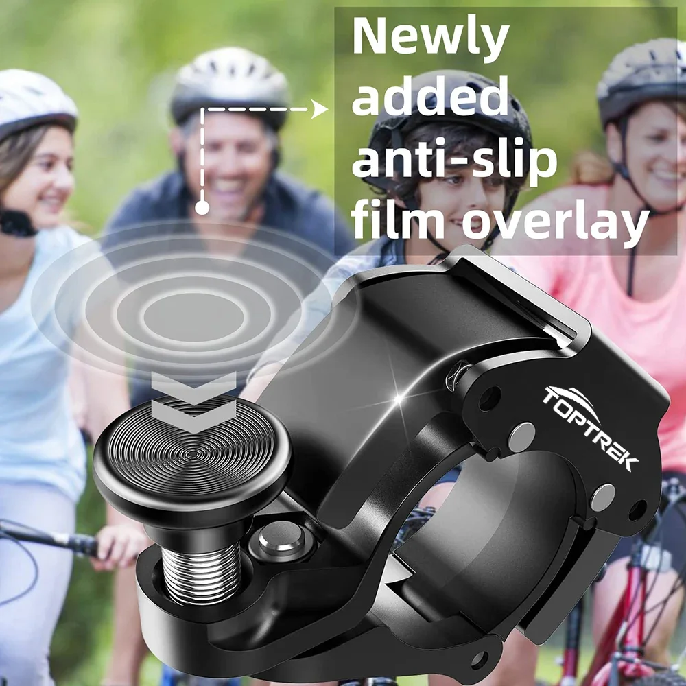 stainless steel bike bell – crisp loud sound handlebar bell for mtb & road bikes