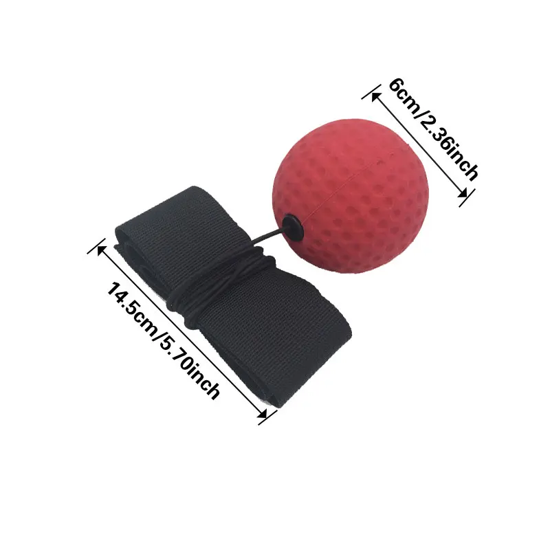 boxing reflex ball – head mounted reaction training ball for speed & coordination