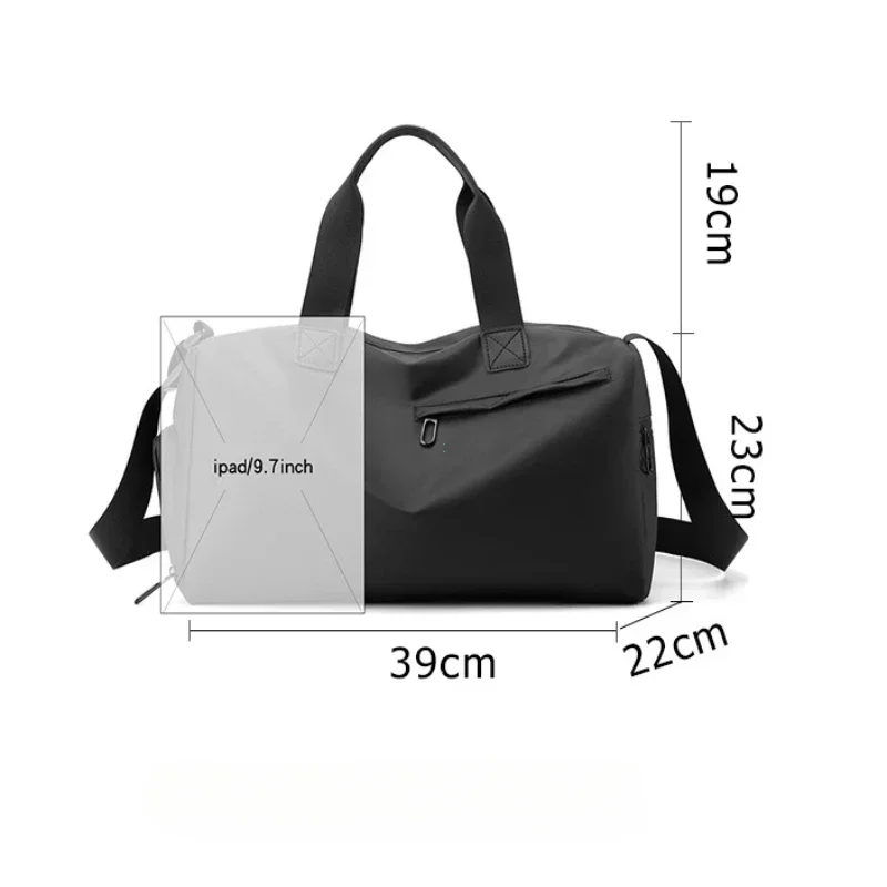 waterproof gym travel bag – dry & wet separation shoulder bag for men & women