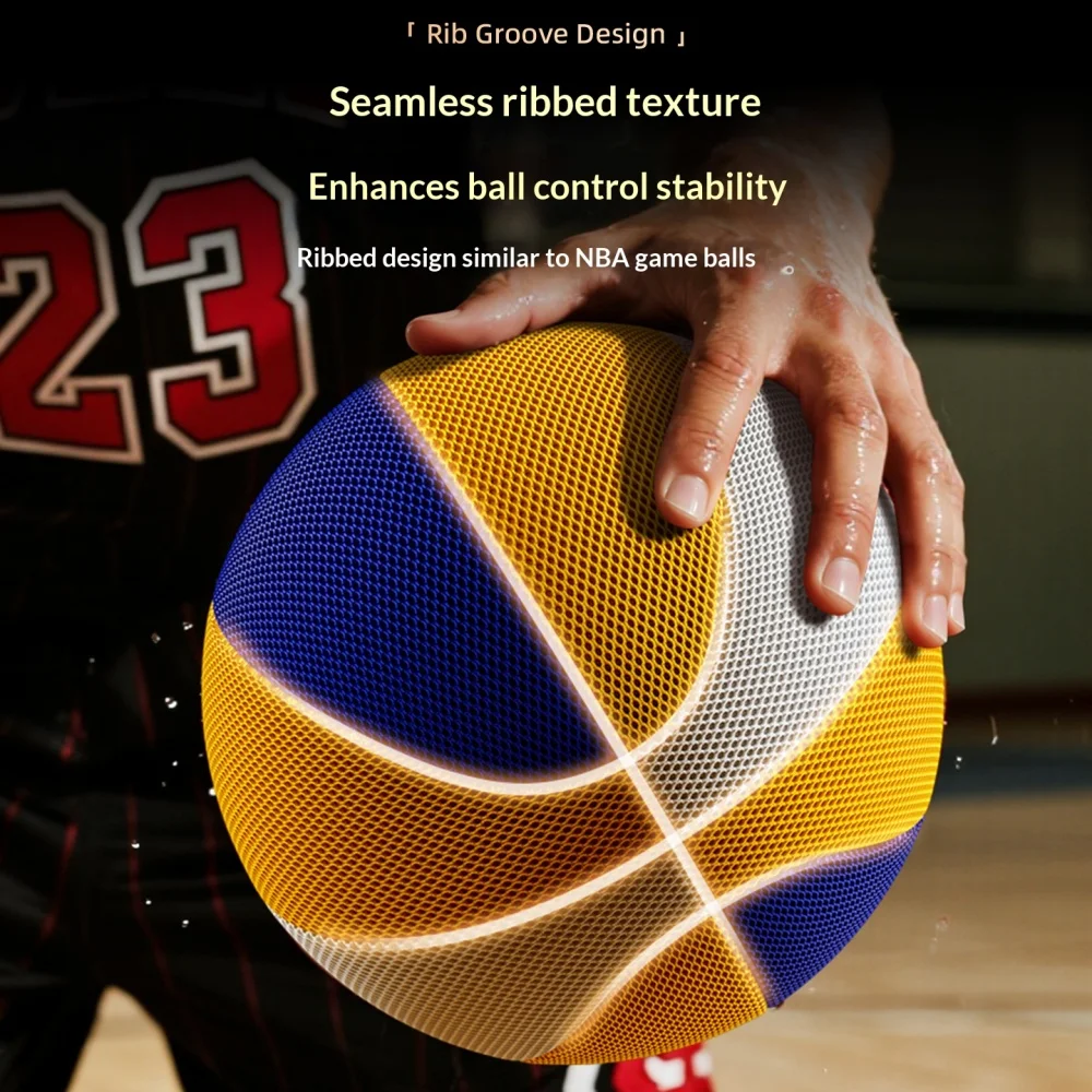 silent high bounce basketball – dual layer indoor training ball for home & apartment practice