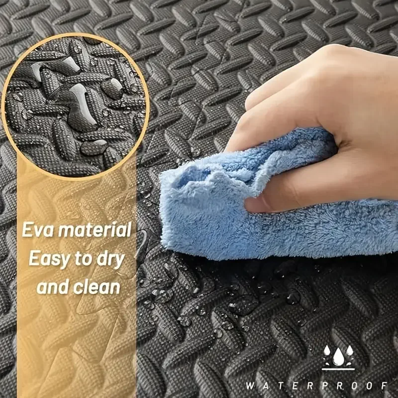 16pcs foam gym floor mats – non slip interlocking exercise & yoga flooring