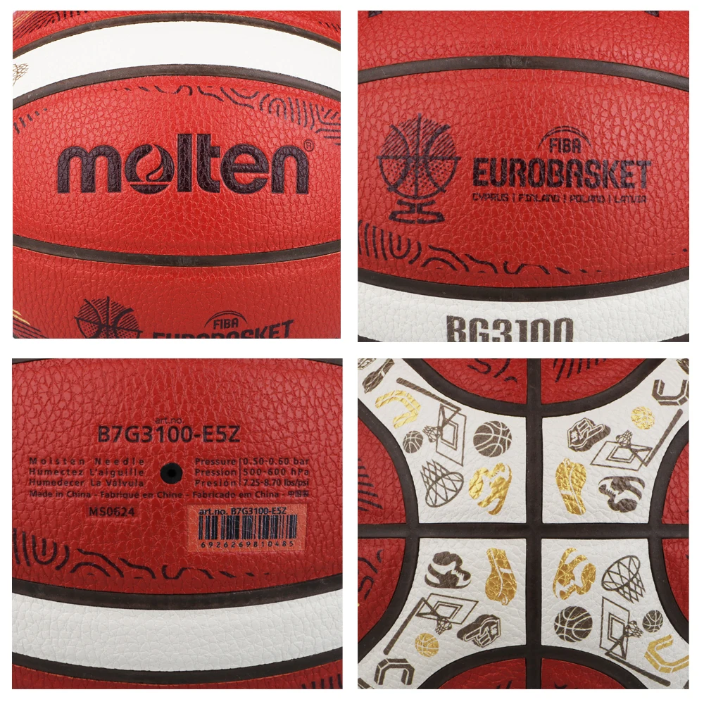 molten official size 7 pu basketball – indoor & outdoor training and match ball