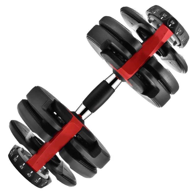 24kg adjustable dumbbell set with ergonomic grip – home gym strength training equipment