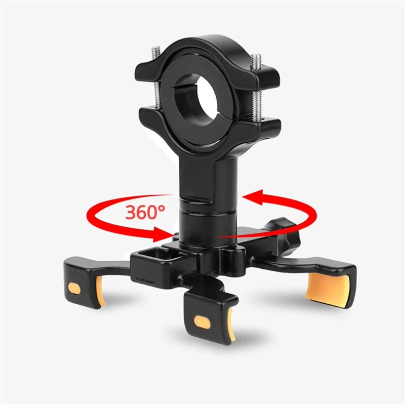 aluminium alloy bike phone holder – 360° rotating adjustable handlebar mount