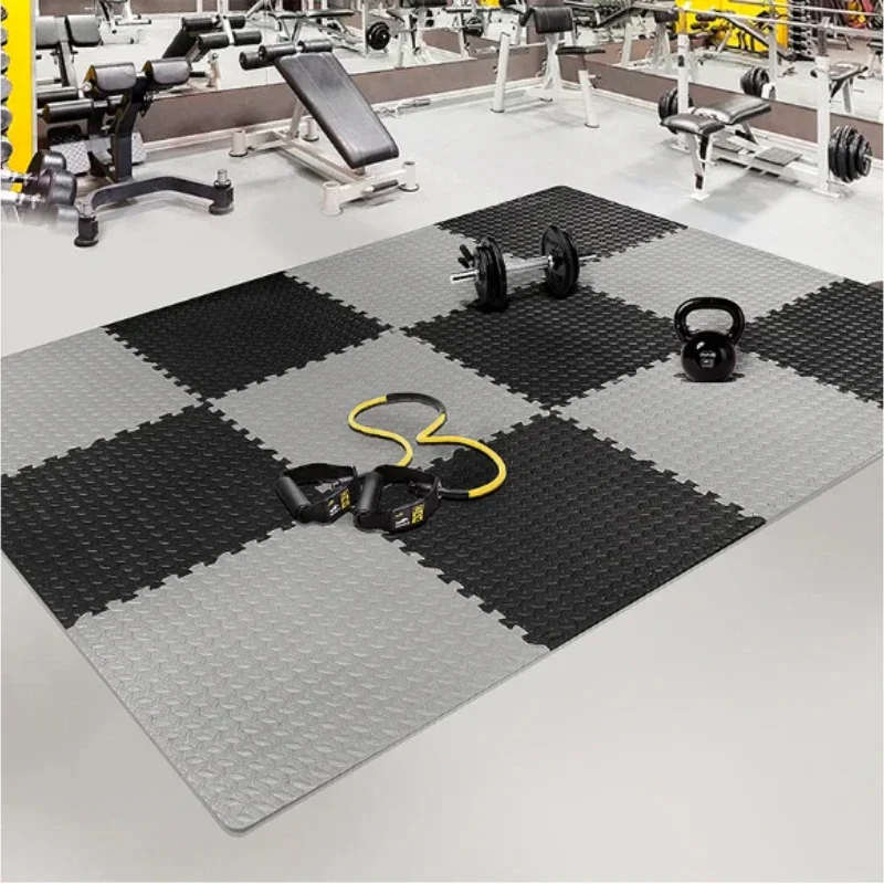 16pcs foam gym floor mats – non slip interlocking exercise & yoga flooring