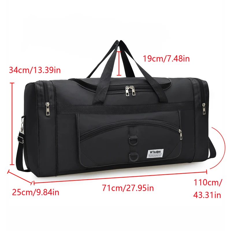 oversized multi function travel duffel bag – large capacity for gym, travel & outdoor activities