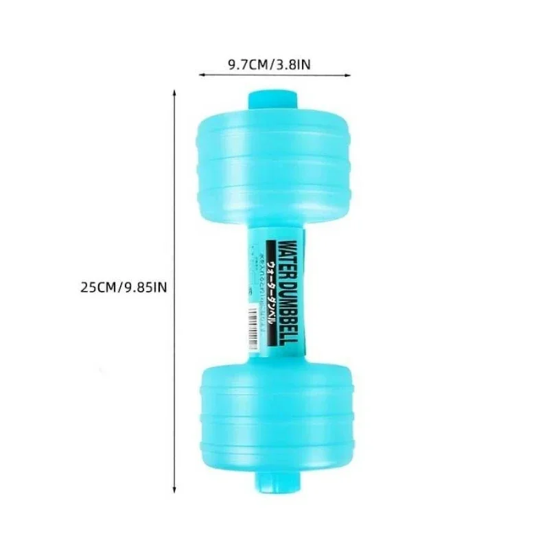 2pcs 1000ml adjustable water fill dumbbell set – gym, yoga & weight loss training